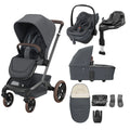Maxi-Cosi Fame 8 Piece Pebble Slide Pro Premium Travel System Bundle – Moon Graphite