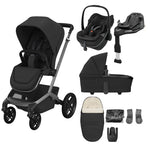 Maxi-Cosi Fame 8 Piece Pebble Slide Pro Premium Travel System Bundle – Onyx Black
