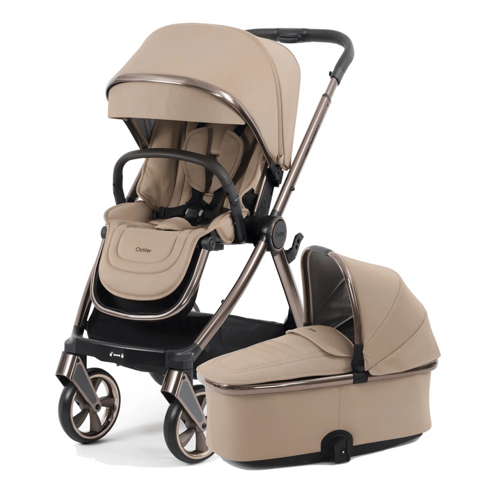 Oyster4 Travel System Bundle Inc Maxi-Cosi Pebble 360 Pro2 Car Seat - Fawn