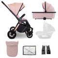 My Babiie MB450 2-in-1 Pushchair & Carrycot - Pastel Pink