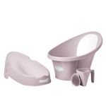 Shnuggle Newborn Support and Baby Bath Bundle - Blossom