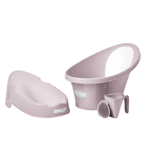 Shnuggle Newborn Support and Baby Bath Bundle - Blossom