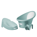 Shnuggle Newborn Support and Baby Bath Bundle - Eucalyptus