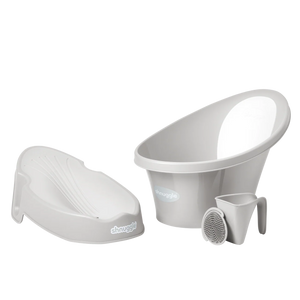 Shnuggle Newborn Support and Baby Bath Bundle - Taupe