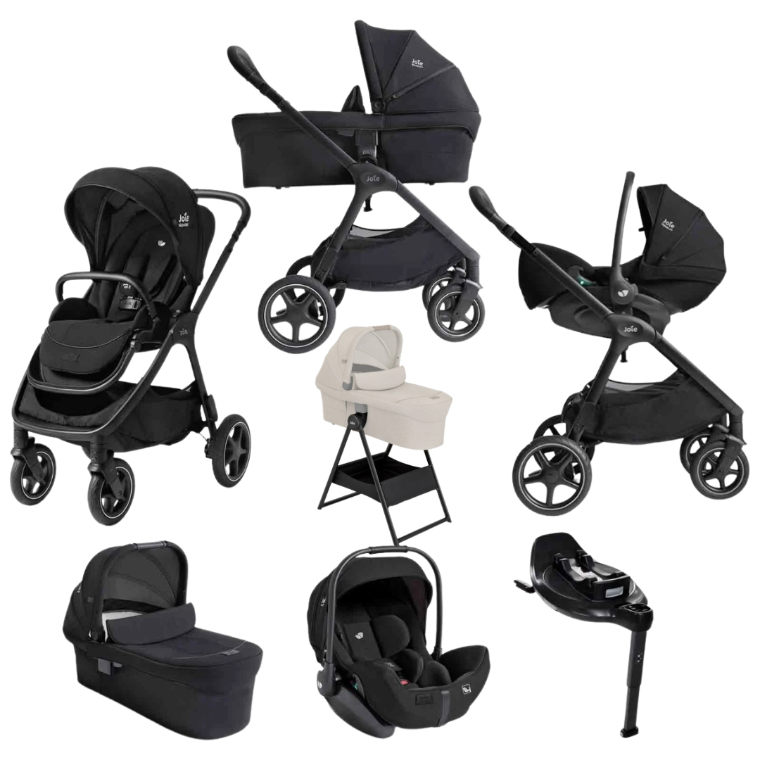 Joie Finiti Signature I-Level Travel System - Eclipse + FREE CARRYCOT STAND WORTH £75!