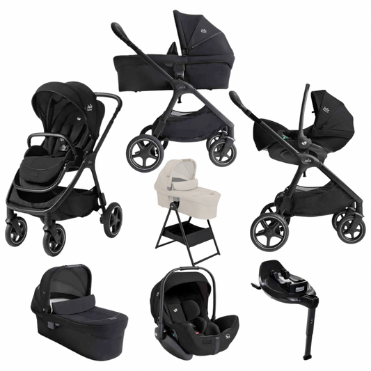 Joie Finiti Signature I-Level Travel System - Eclipse + FREE CARRYCOT STAND WORTH £75!