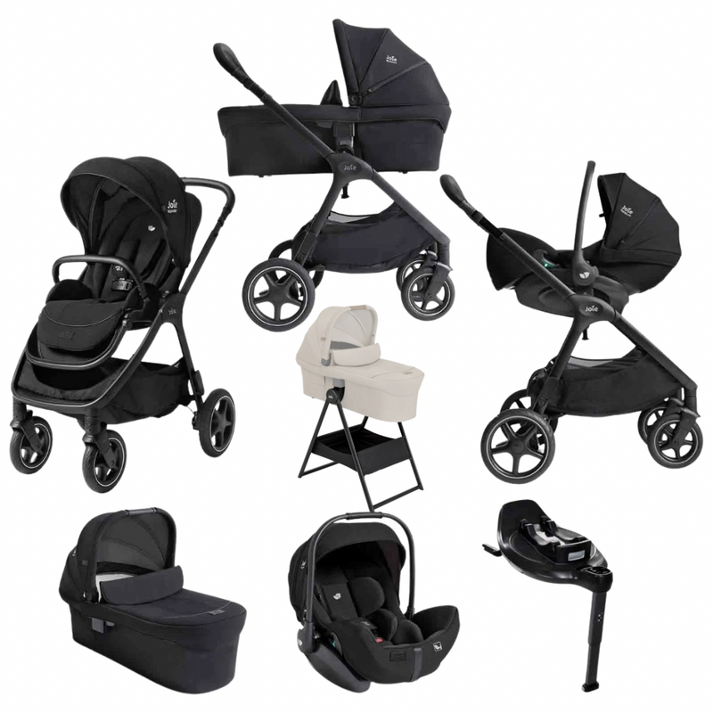 Joie Finiti Signature I-Level Travel System - Eclipse + FREE CARRYCOT STAND WORTH £75!