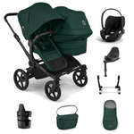 Bugaboo Donkey 6 Double Ultimate Cloud T Newborn Bundle - Fern Green