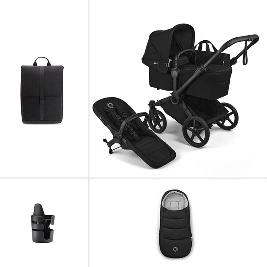 Bugaboo Donkey 6 Single Essentials Bundle - Heritage Black
