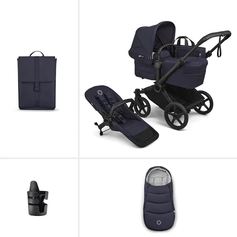 Bugaboo Donkey 6 Single Essentials Bundle - Deep Indigo