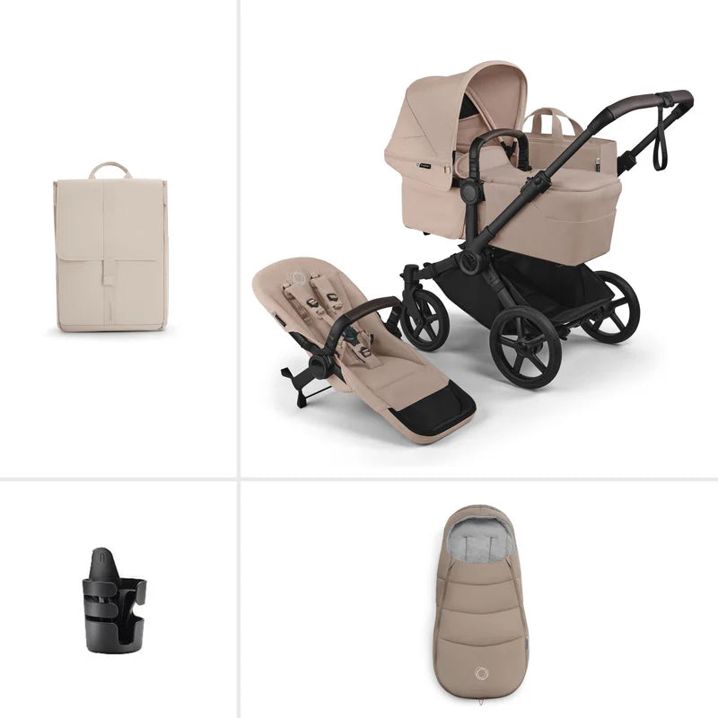 Bugaboo Donkey 6 Single Essentials Bundle - Desert Taupe
