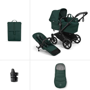 Bugaboo Donkey 6 Single Essentials Bundle - Fern Green