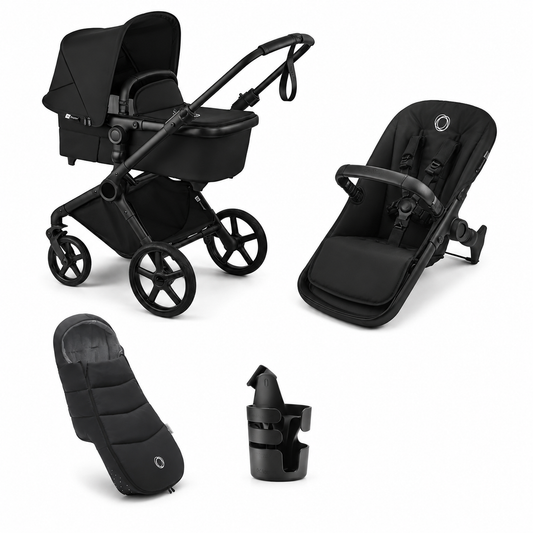 Bugaboo Cub Essential Stroller Bundle - Heritage Black
