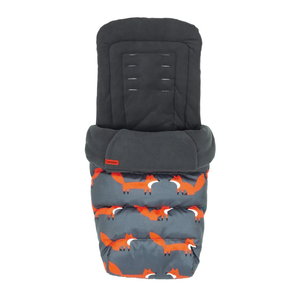 Cosatto Footmuff - Charcoal Mister Fox