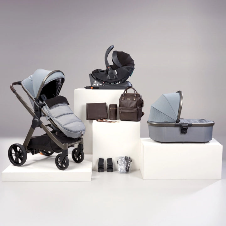 EX DISPLAY BabaBing Raffi 11 Piece Travel System Bundle - Duck Egg