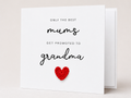 Mum to Grandma Crochet Pregnancy Announcement Card