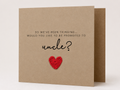 Promotion to Uncle Crochet Pregnancy Announcement Card
