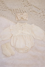 Nunubebe Celine Romper Bundle Inc Accessories - 3-6m