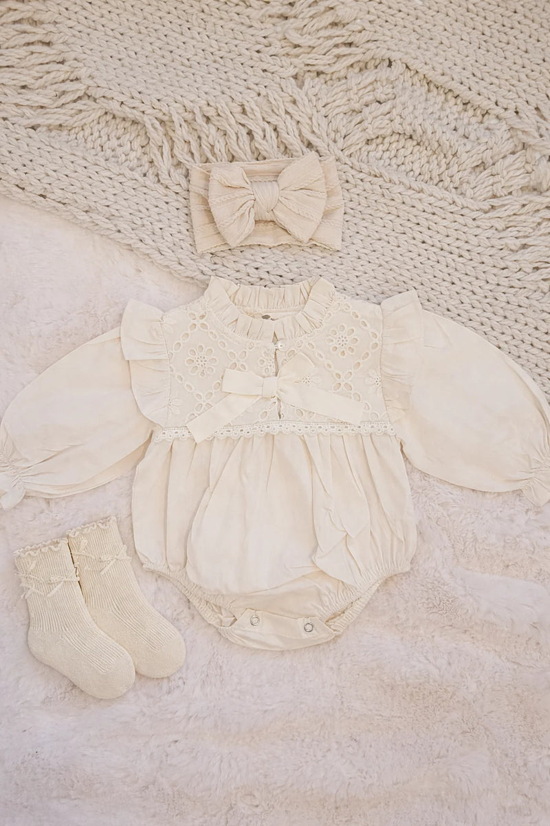 Nunubebe Celine Romper Bundle Inc Accessories - 3-6m