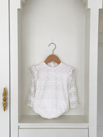 Nunubebe Pearl Premium Lace Romper