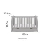 Obaby Stamford Classic 2 Piece Room Set- Warm Grey