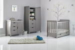 Obaby Stamford Classic 3 Piece Room Set - Warm Grey