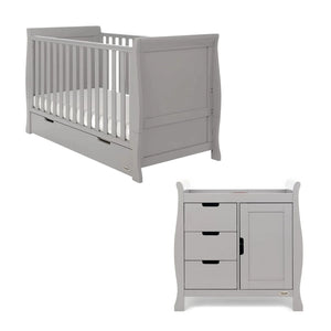 Obaby Stamford Classic 2 Piece Room Set- Warm Grey