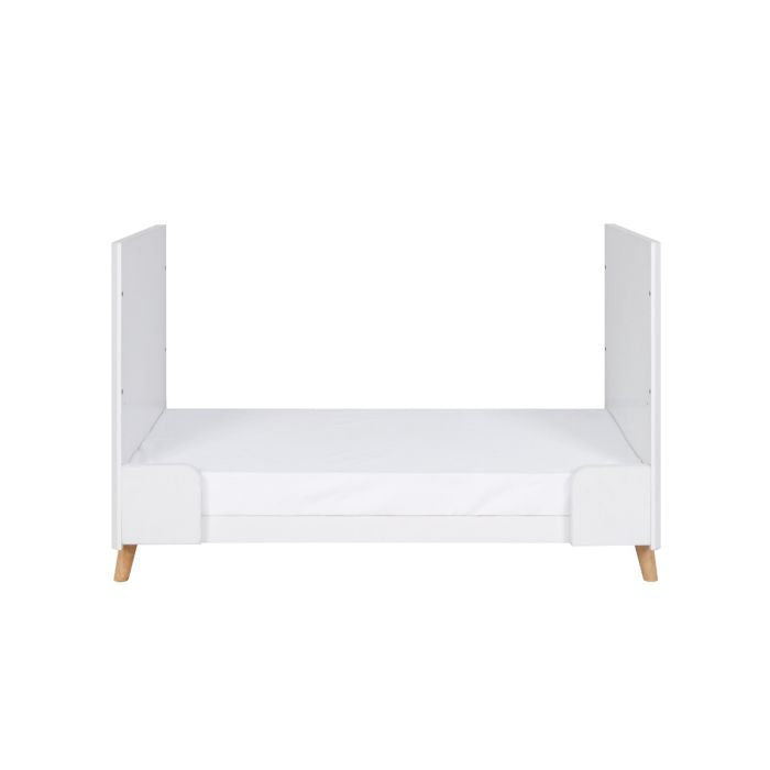 Tutti Bambini Fika Mini Cot Bed - White & Light Oak