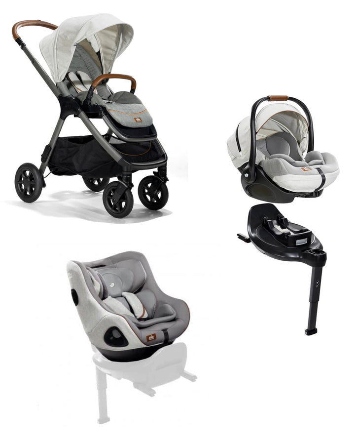 Joie Finiti Signature Pushchair Bundle Inc I Level, Encore Base & I Harbour - Oyster