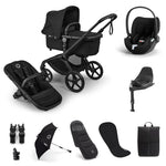 Bugaboo Fox 5 Renew Ultimate Inc Cloud T + 360 Isofix Base Travel System - Heritage Black