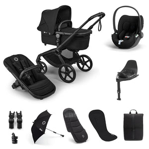 Bugaboo Fox 5 Renew Ultimate Inc Cloud T + 360 Isofix Base Travel System - Heritage Black