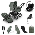 Bugaboo Fox 5 Renew Ultimate Inc Cloud T + 360 Isofix Base Travel System - Forest Green