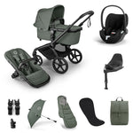 Bugaboo Fox 5 Renew Ultimate Inc Cloud T + 360 Isofix Base Travel System - Forest Green