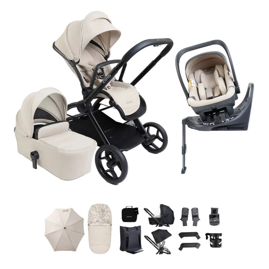 iCandy Core2 Complete 360 Car Seat Travel System Bundle - Sandstone