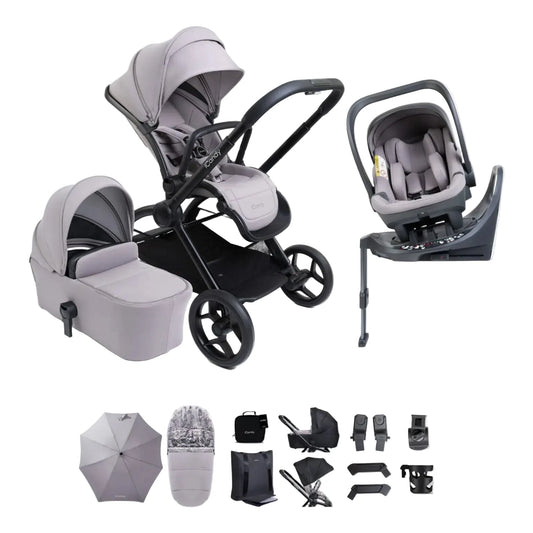 iCandy Core2 Complete 360 Car Seat Travel System Bundle - Storm Grey