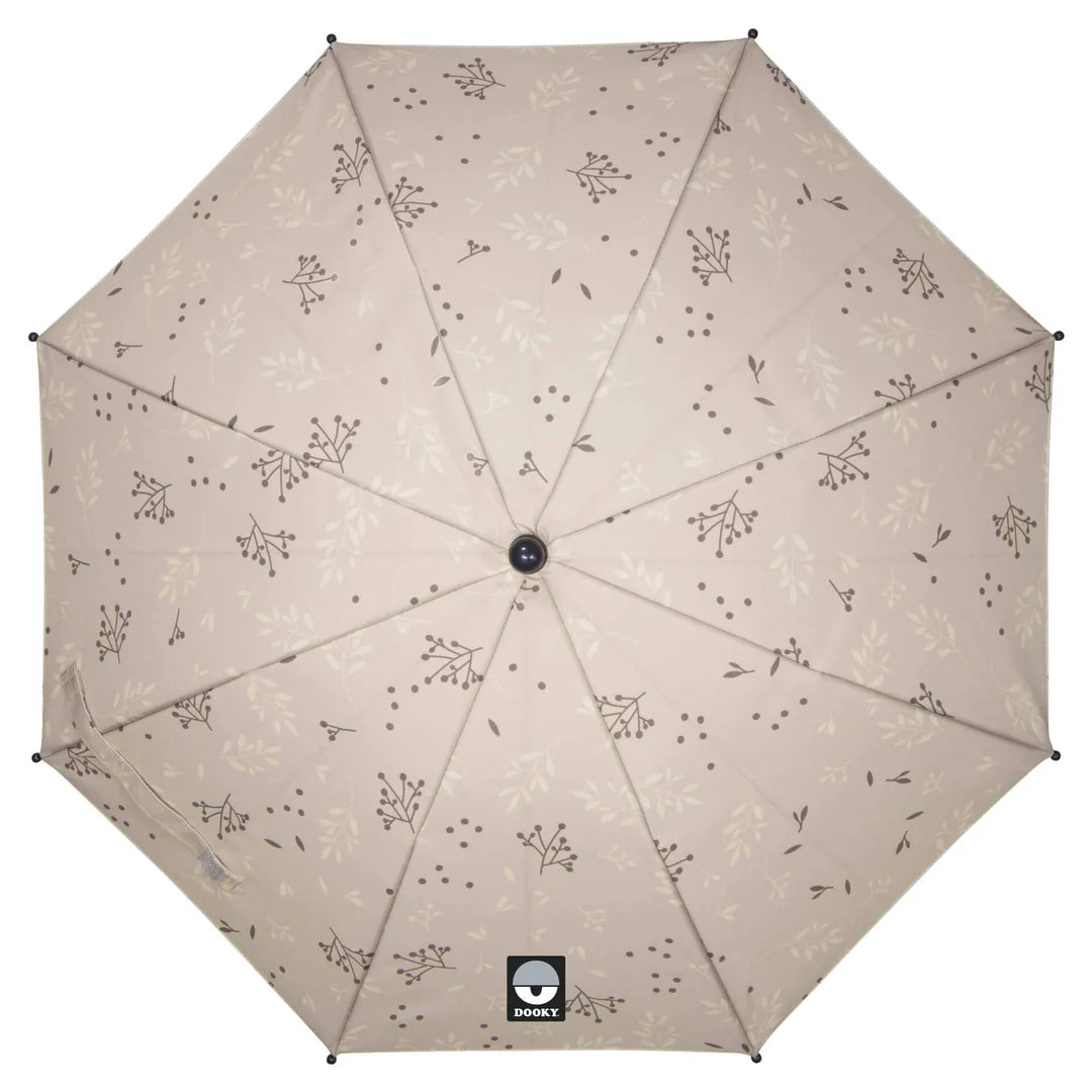 Dooky Stroller Parasol - Romantic Leaves Beige