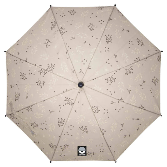 Dooky Stroller Parasol - Romantic Leaves Beige