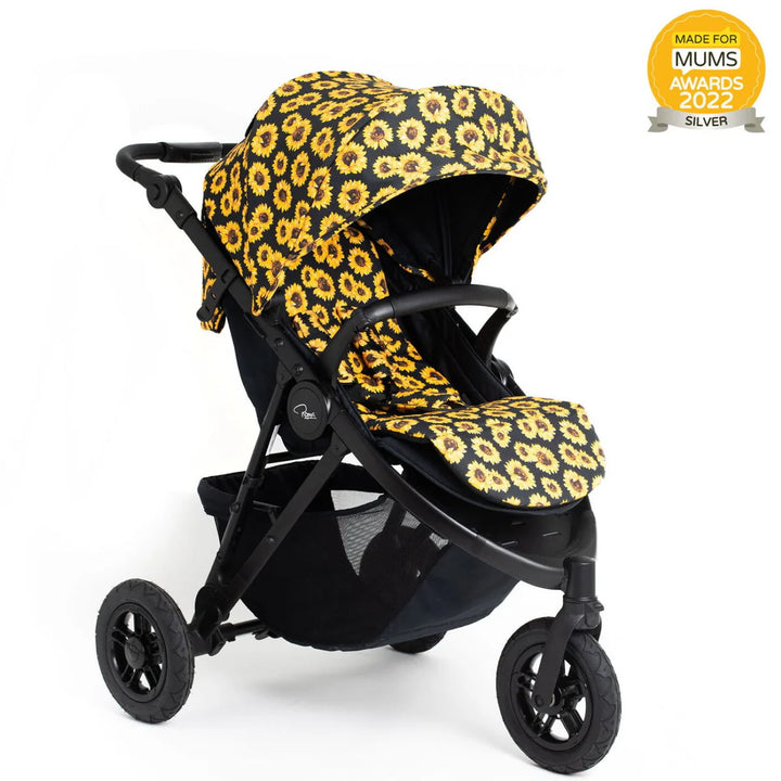 Roma Atlas all-terrain 3 Wheel Stroller - Sunflower