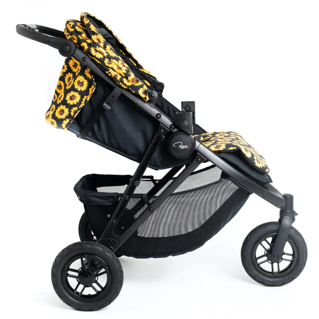 Roma Atlas all-terrain 3 Wheel Stroller - Sunflower