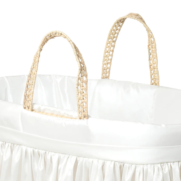 Clair De Lune 80th Anniversary Windsor Palm Moses Basket and Stand