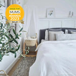 Clair De Lune Organic Palm Moses Basket - Natural Cream