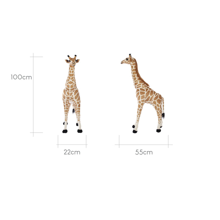 CuddleCo Small Standing Giraffe Stuffed Animal