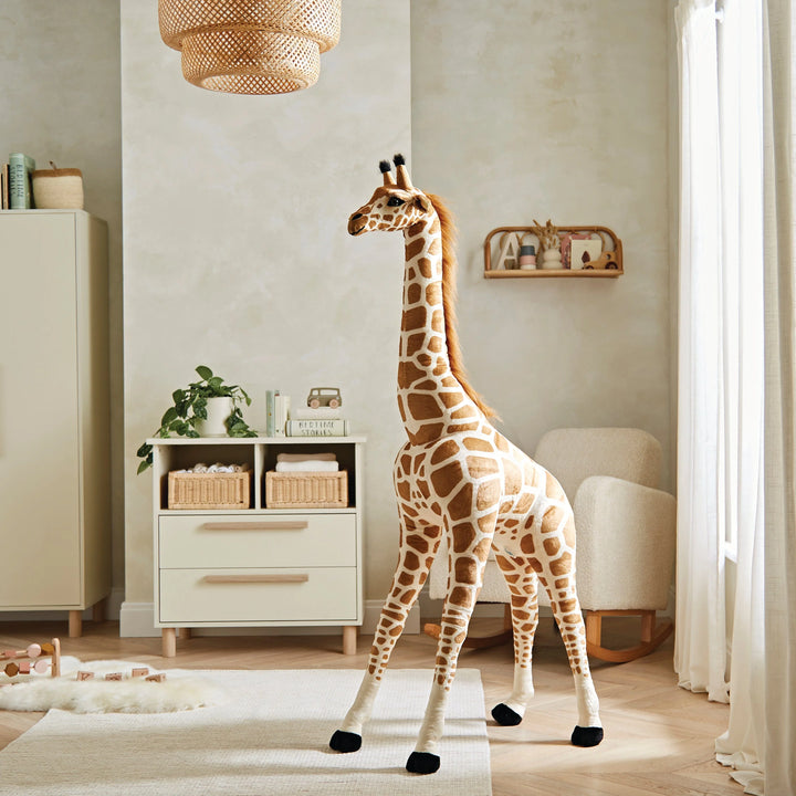 CuddleCo Tall Standing Giraffe Stuffed Animal