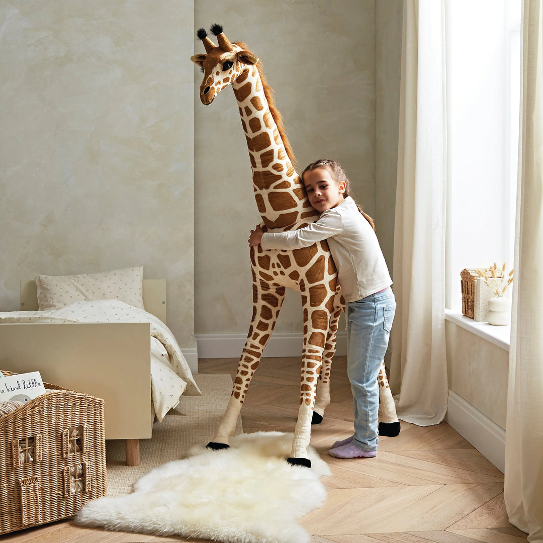 CuddleCo Tall Standing Giraffe Stuffed Animal
