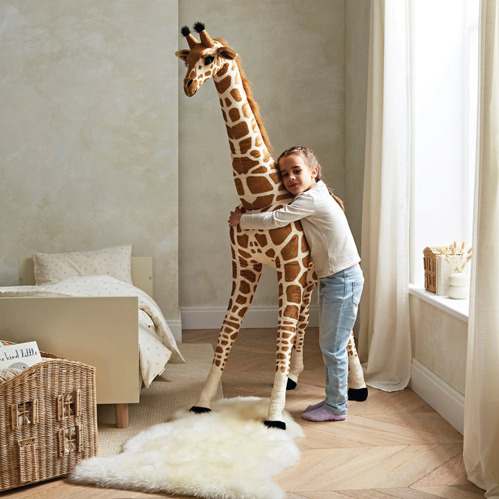 CuddleCo Tall Standing Giraffe Stuffed Animal