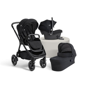 Joie Finiti Travel System Inc Sprint i-Size Car Seat Click and Go Bundle - Eclipse