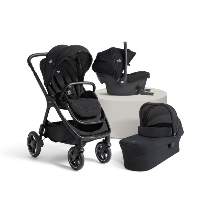 Joie Finiti Travel System Inc Sprint i-Size Car Seat Click and Go Bundle - Eclipse