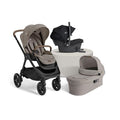 Joie Finiti Travel System Inc Sprint i-Size Car Seat Click and Go Bundle - Maple