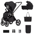 Venicci Claro2 8 Piece Pram, Pushchair + Accessories - Noir