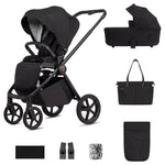 Venicci Claro2 8 Piece Pram, Pushchair + Accessories - Noir